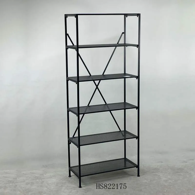 Black Metal Display Shelf